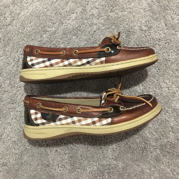 Sperry top sider women 6.5 m leather/fabric upper - Picture 4 of 8